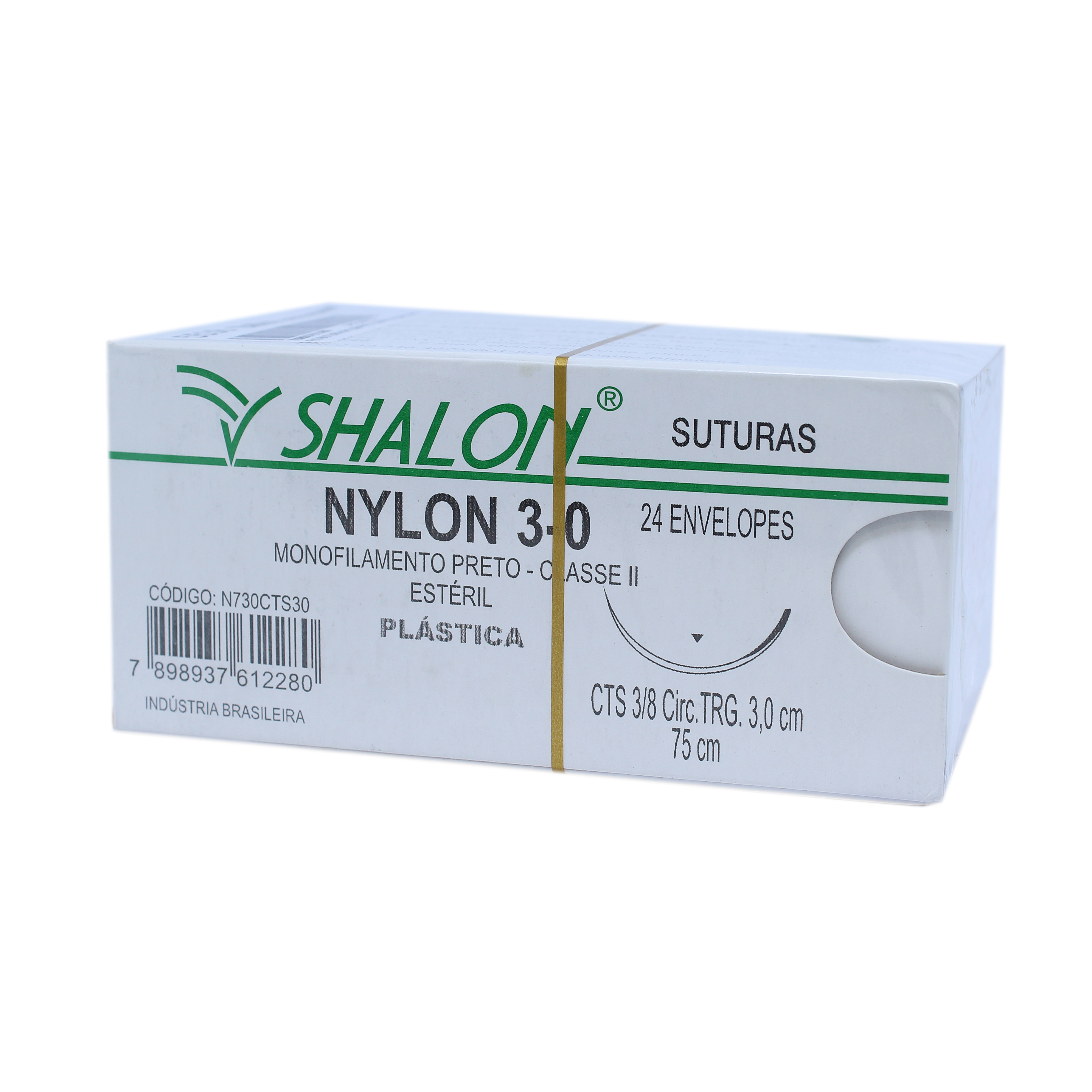 Fio Sutura Nylon Preto Cirurgia Pl Stica Unidades Shalon Cm