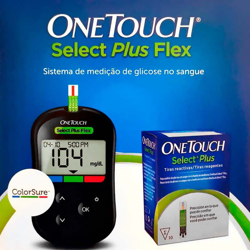 Aparelho Medidor Glicemia Diabete One Touch Select Bluetooth - Portal do  Médico